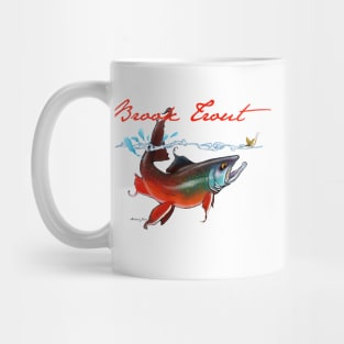 Brook Trout & May Fly II Mug